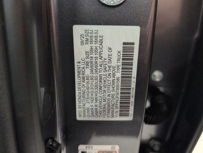 2026 Honda Ridgeline RTL