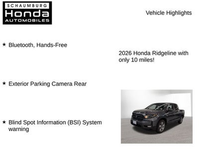 2026 Honda Ridgeline RTL