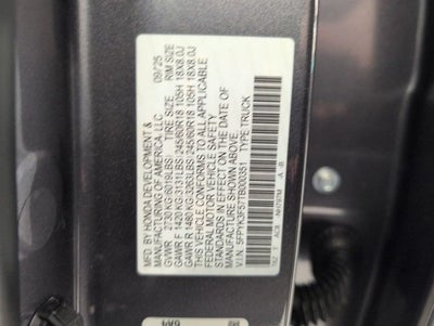 2026 Honda Ridgeline RTL