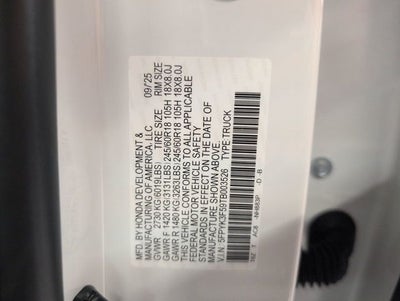 2026 Honda Ridgeline RTL