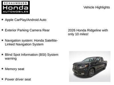 2026 Honda Ridgeline TrailSport