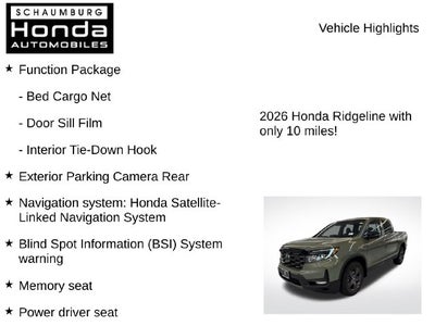 2026 Honda Ridgeline TrailSport