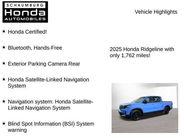 2025 Honda Ridgeline TrailSport+