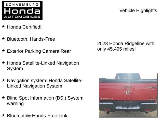 2023 Honda Ridgeline RTL-E
