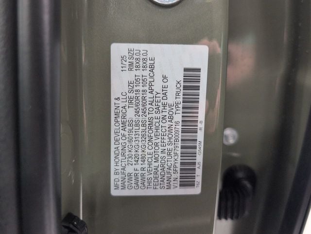 2026 Honda Ridgeline TrailSport+