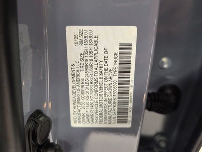 2026 Honda Ridgeline Black Edition