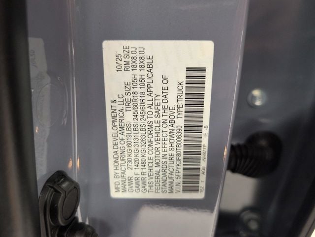 2026 Honda Ridgeline Black Edition