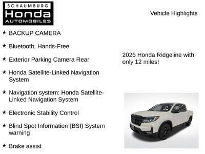 2026 Honda Ridgeline Black Edition
