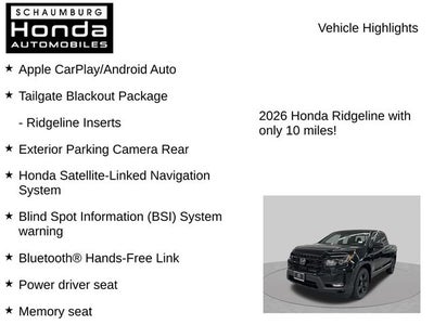 2026 Honda Ridgeline Black Edition