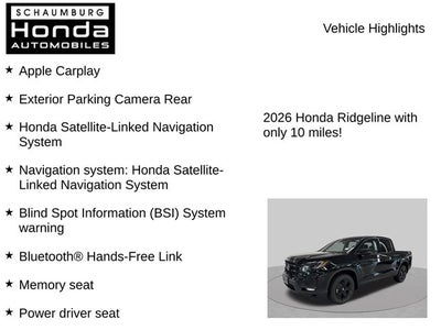 2026 Honda Ridgeline Black Edition