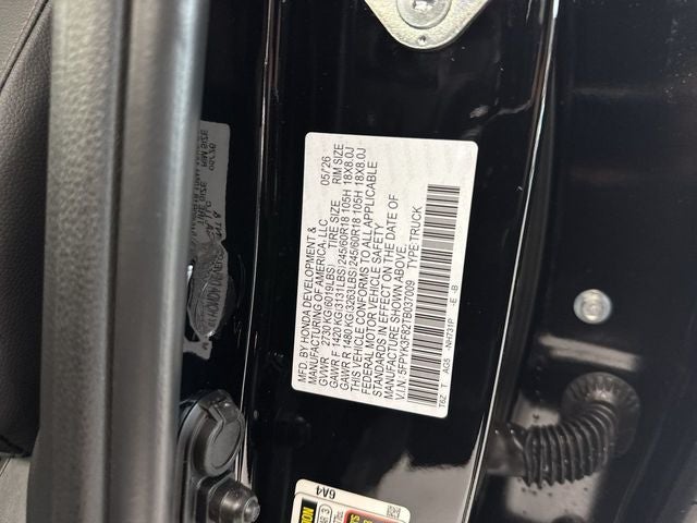 2026 Honda Ridgeline Black Edition