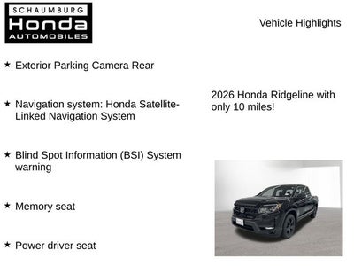 2026 Honda Ridgeline Black Edition