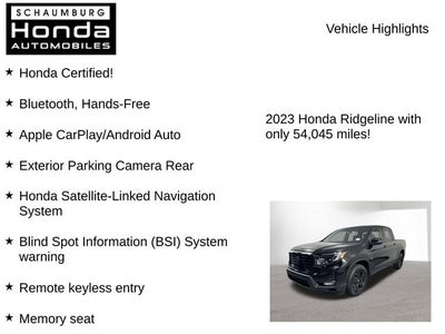 2023 Honda Ridgeline Black Edition