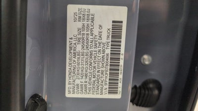 2026 Honda Ridgeline Black Edition