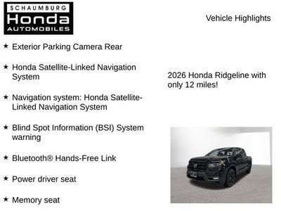 2026 Honda Ridgeline Black Edition