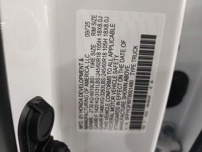 2026 Honda Ridgeline Black Edition