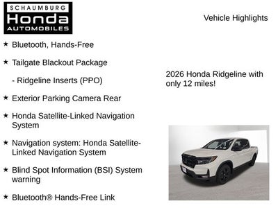 2026 Honda Ridgeline Black Edition