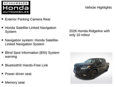 2026 Honda Ridgeline Black Edition