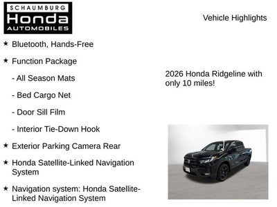 2026 Honda Ridgeline Black Edition