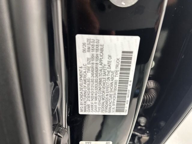 2026 Honda Ridgeline Black Edition