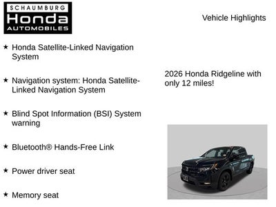 2026 Honda Ridgeline Black Edition
