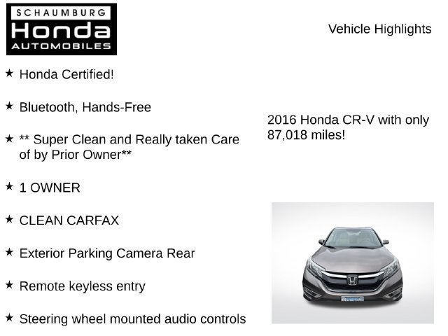 2016 Honda CR-V EX