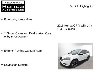 2016 Honda CR-V Touring