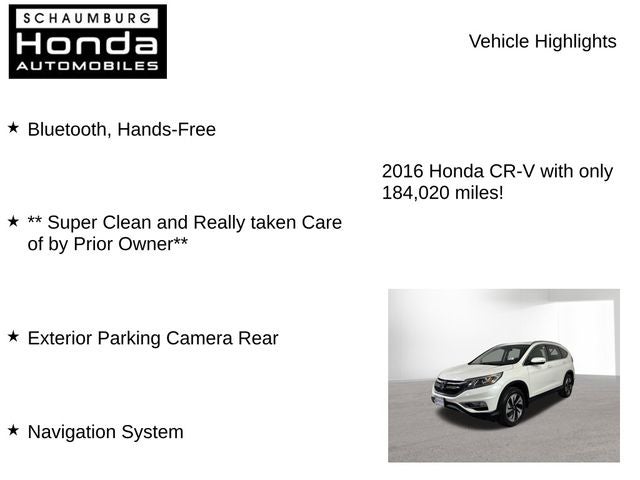 2016 Honda CR-V Touring