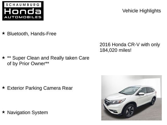 2016 Honda CR-V Touring