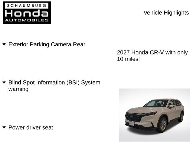 2027 Honda CR-V EX