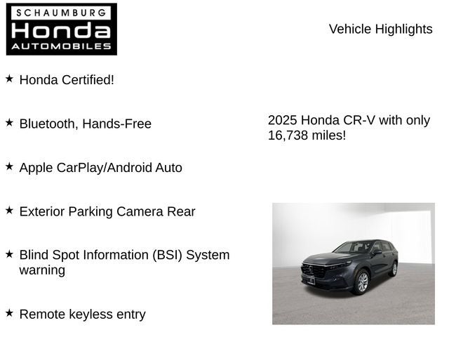 2025 Honda CR-V EX