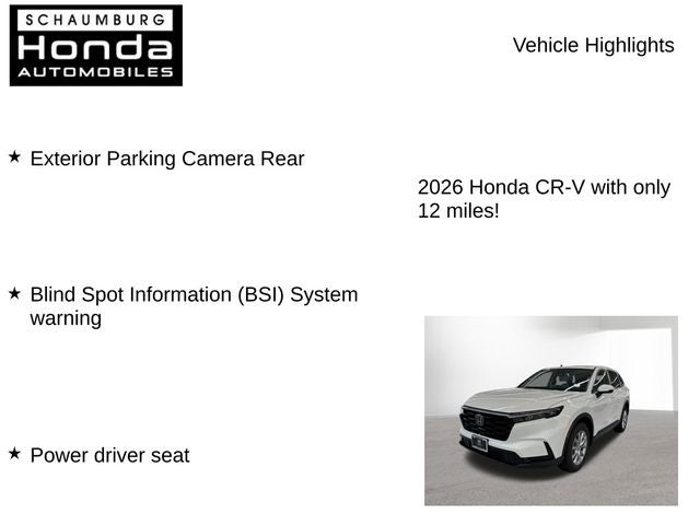 2026 Honda CR-V EX