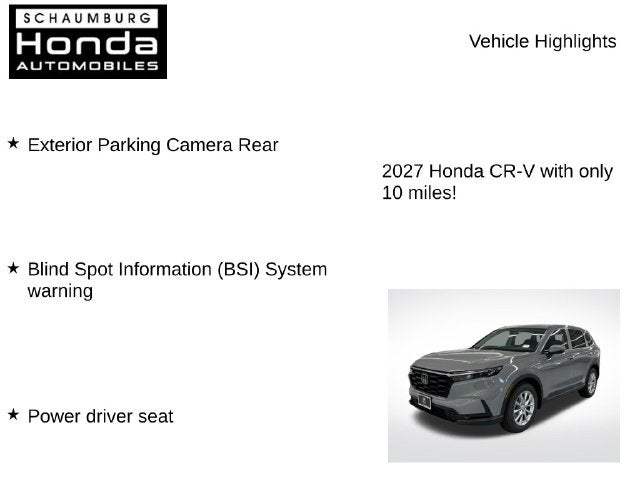 2027 Honda CR-V EX
