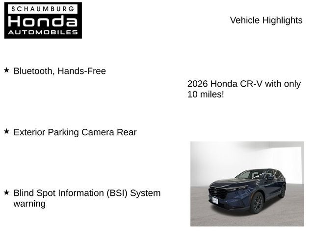 2026 Honda CR-V EX-L