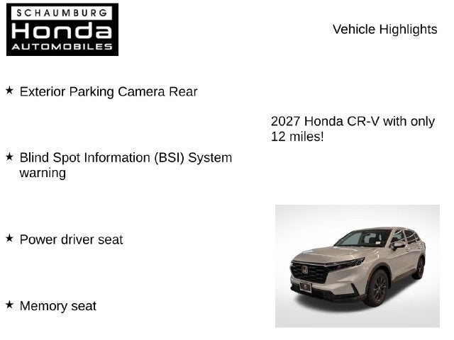 2027 Honda CR-V EX-L