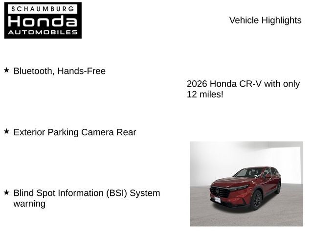 2026 Honda CR-V EX-L
