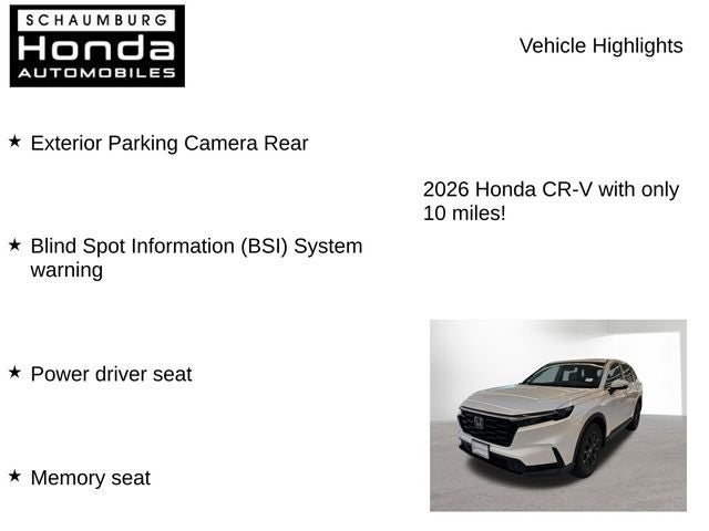 2026 Honda CR-V EX-L