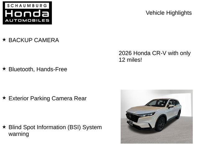 2026 Honda CR-V EX-L
