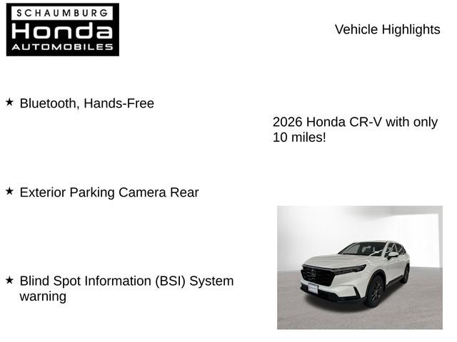 2026 Honda CR-V EX-L