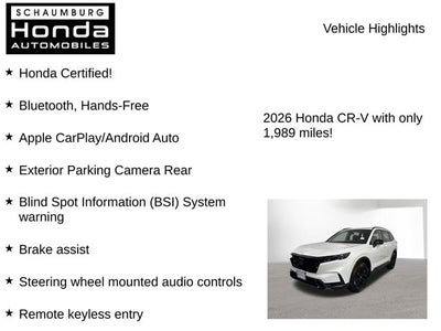 2026 Honda CR-V Hybrid Sport