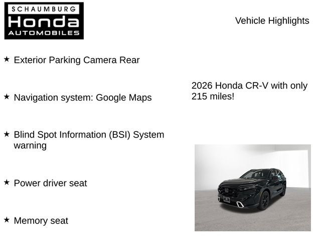 2026 Honda CR-V Hybrid Sport Touring