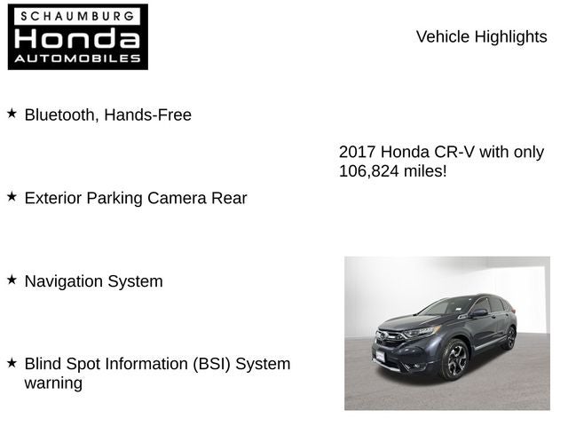 2017 Honda CR-V Touring