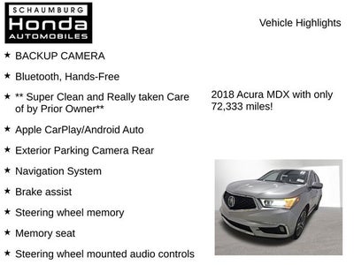 2018 Acura MDX 3.5L SH-AWD w/Advance Package
