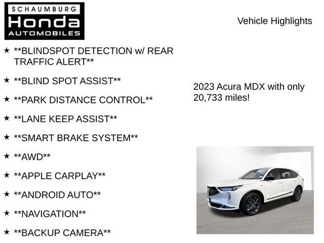 2023 Acura MDX A-Spec SH-AWD