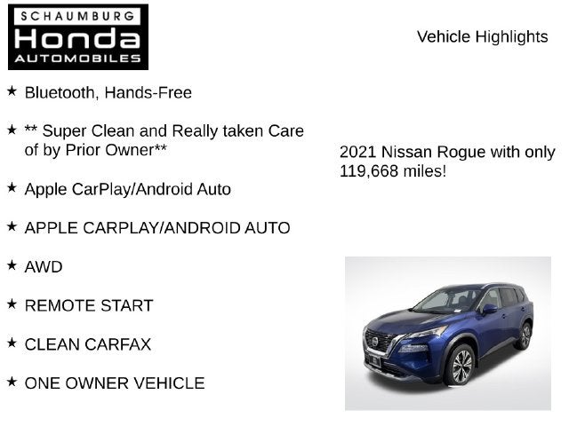2021 Nissan Rogue SV
