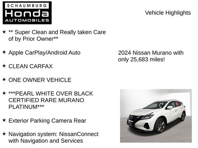 2024 Nissan Murano Platinum