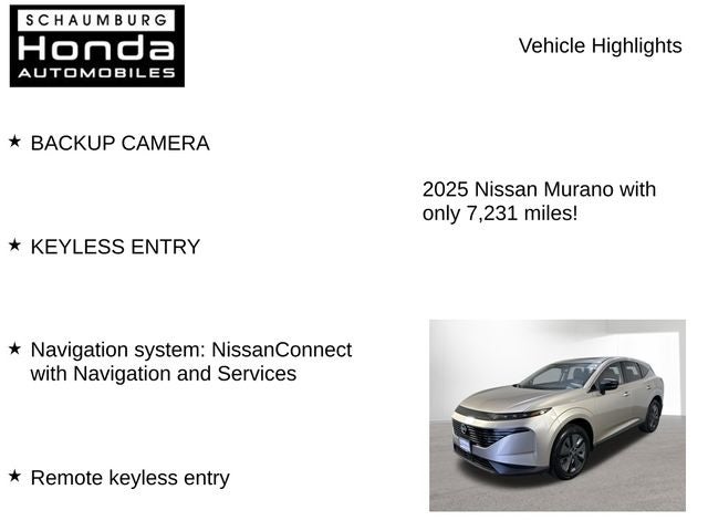 2025 Nissan Murano SL