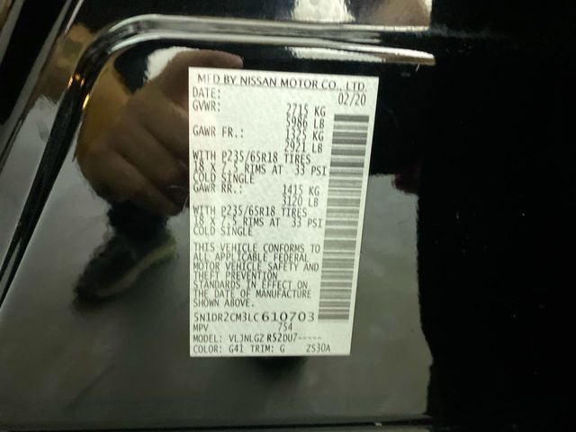 2020 Nissan Pathfinder SL