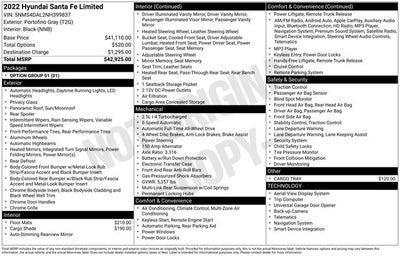 2022 Hyundai Santa Fe Limited