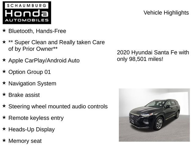 2020 Hyundai Santa Fe Limited